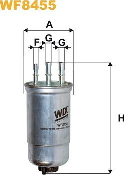 WIX Filters WF8455 - Degvielas filtrs ps1.lv