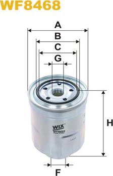 WIX Filters WF8468 - Degvielas filtrs ps1.lv