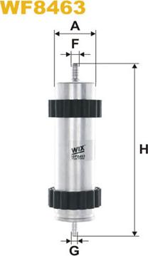 WIX Filters WF8463 - Degvielas filtrs ps1.lv