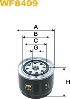 WIX Filters WF8409 - Degvielas filtrs ps1.lv