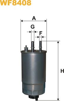 WIX Filters WF8408 - Degvielas filtrs ps1.lv