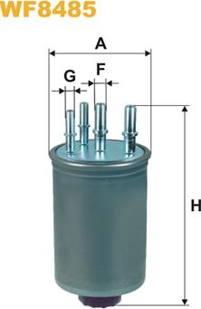 WIX Filters WF8485 - Degvielas filtrs ps1.lv