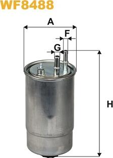 WIX Filters WF8488 - Degvielas filtrs ps1.lv