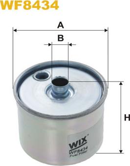 WIX Filters WF8434 - Degvielas filtrs ps1.lv