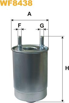 WIX Filters WF8438 - Degvielas filtrs ps1.lv