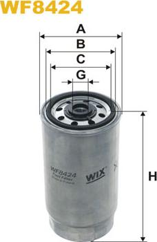 WIX Filters WF8424 - Degvielas filtrs ps1.lv