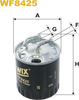 WIX Filters WF8425 - Degvielas filtrs ps1.lv