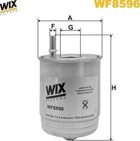 WIX Filters WF8596 - Degvielas filtrs ps1.lv