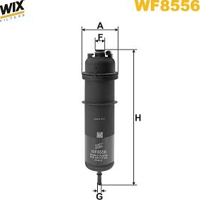 WIX Filters WF8556 - Degvielas filtrs ps1.lv