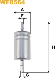 WIX Filters WF8564 - Degvielas filtrs ps1.lv