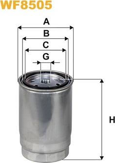 WIX Filters WF8505 - Degvielas filtrs ps1.lv