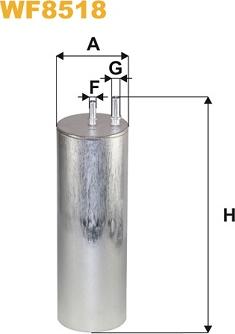 WIX Filters WF8518 - Degvielas filtrs ps1.lv