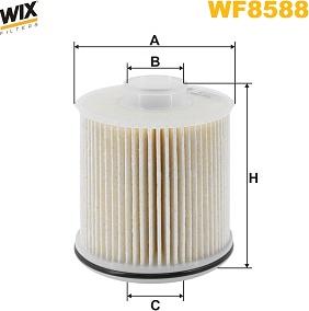 WIX Filters WF8588 - Degvielas filtrs ps1.lv