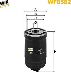 WIX Filters WF8582 - Degvielas filtrs ps1.lv