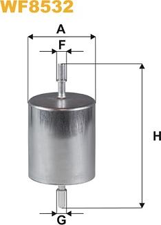 WIX Filters WF8532 - Degvielas filtrs ps1.lv