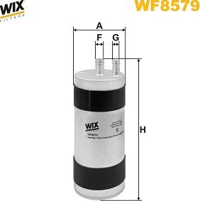 WIX Filters WF8579 - Degvielas filtrs ps1.lv