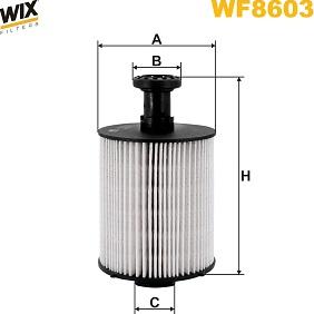 WIX Filters WF8603 - Degvielas filtrs ps1.lv