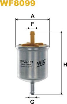 WIX Filters WF8099 - Degvielas filtrs ps1.lv