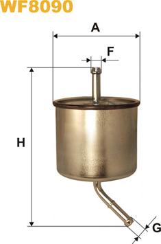 WIX Filters WF8090 - Degvielas filtrs ps1.lv