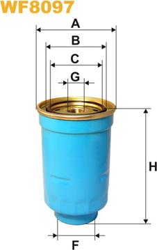 WIX Filters WF8097 - Degvielas filtrs ps1.lv