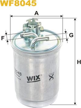 WIX Filters WF8045 - Degvielas filtrs ps1.lv