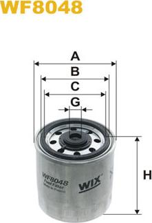 WIX Filters WF8048 - Degvielas filtrs ps1.lv