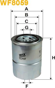 WIX Filters WF8059 - Degvielas filtrs ps1.lv