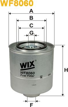 WIX Filters WF8060 - Degvielas filtrs ps1.lv