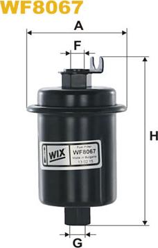 WIX Filters WF8067 - Degvielas filtrs ps1.lv