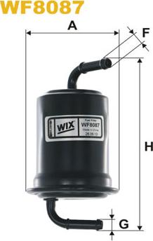 WIX Filters WF8087 - Degvielas filtrs ps1.lv