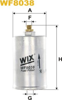 WIX Filters WF8038 - Degvielas filtrs ps1.lv