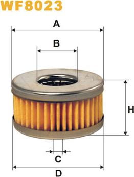 WIX Filters WF8023 - Degvielas filtrs ps1.lv