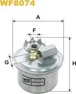 WIX Filters WF8074 - Degvielas filtrs ps1.lv