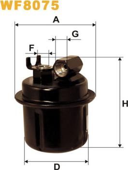 WIX Filters WF8075 - Degvielas filtrs ps1.lv