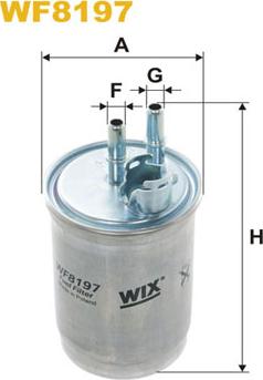 WIX Filters WF8197 - Degvielas filtrs ps1.lv