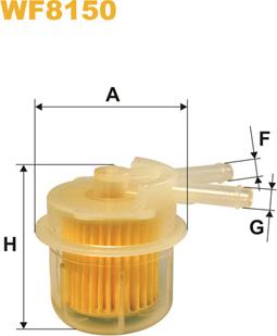 WIX Filters WF8150 - Degvielas filtrs ps1.lv