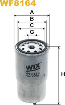 WIX Filters WF8164 - Degvielas filtrs ps1.lv