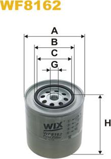 WIX Filters WF8162 - Degvielas filtrs ps1.lv