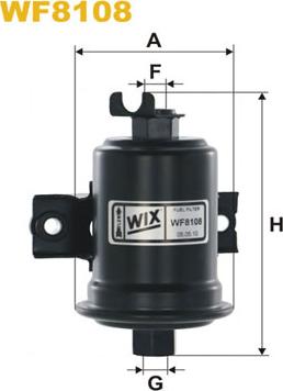 WIX Filters WF8108 - Degvielas filtrs ps1.lv