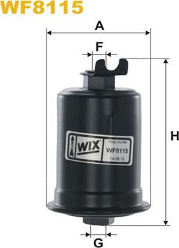 WIX Filters WF8115 - Degvielas filtrs ps1.lv