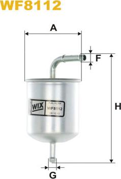 WIX Filters WF8112 - Degvielas filtrs ps1.lv