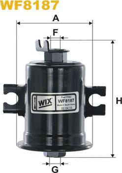 WIX Filters WF8187 - Degvielas filtrs ps1.lv