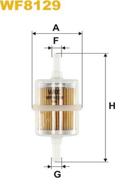 WIX Filters WF8129 - Degvielas filtrs ps1.lv