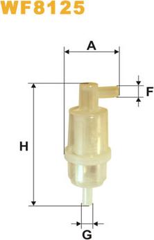 WIX Filters WF8125 - Degvielas filtrs ps1.lv