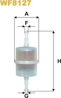 WIX Filters WF8127 - Degvielas filtrs ps1.lv