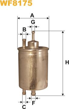 WIX Filters WF8175 - Degvielas filtrs ps1.lv