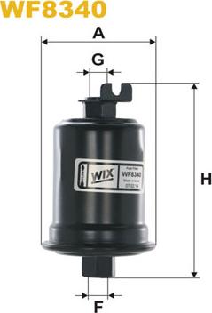 WIX Filters WF8340 - Degvielas filtrs ps1.lv