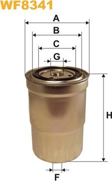 WIX Filters WF8341 - Degvielas filtrs ps1.lv