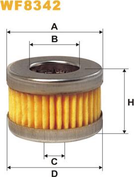 WIX Filters WF8342 - Degvielas filtrs ps1.lv