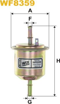 WIX Filters WF8359 - Degvielas filtrs ps1.lv